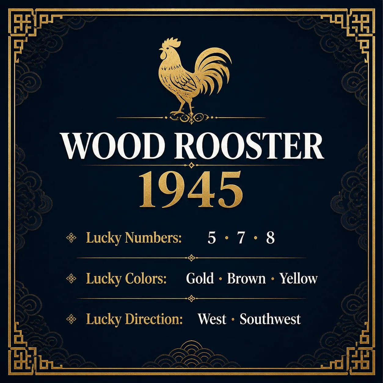 Warm structured feng shui space for the 1945 Wood Rooster